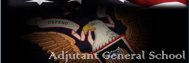 Commandant, US Army Adjutant General School banner