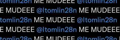 ME MUDE @ltomlin28n banner