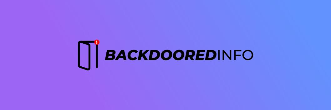 BackdooredInfo banner