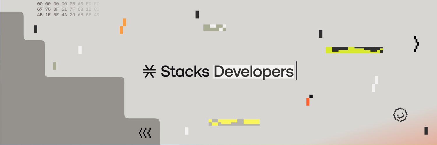 Stacks Developers banner