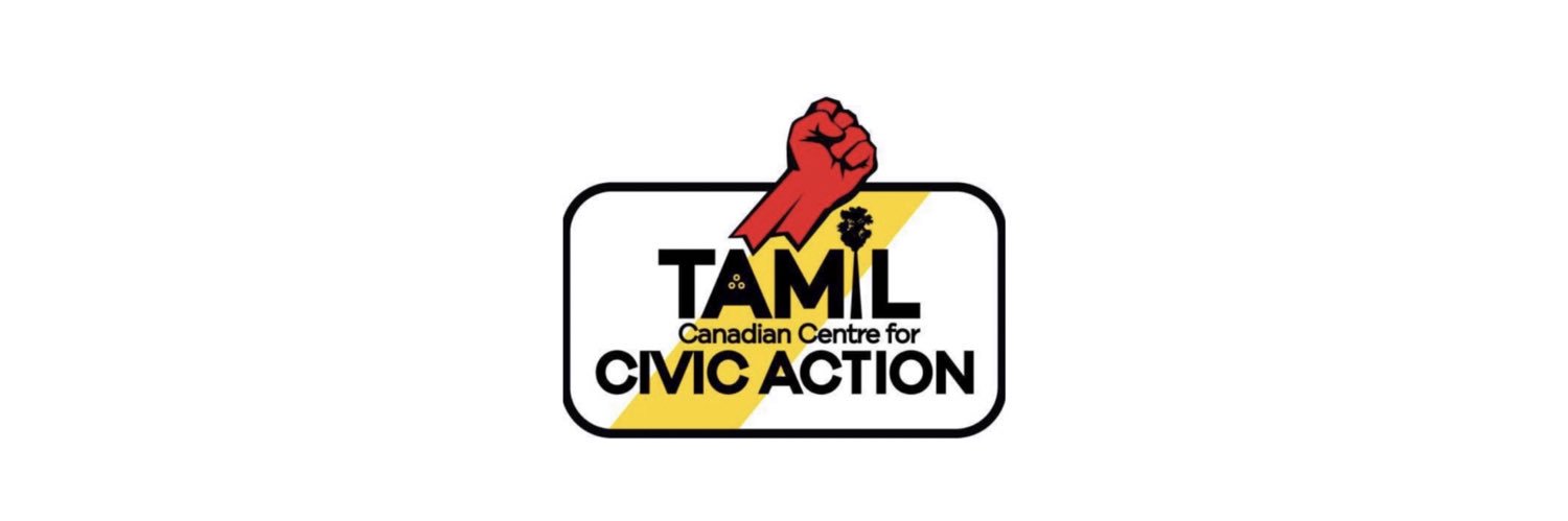 Tamil Canadian Centre for Civic Action banner