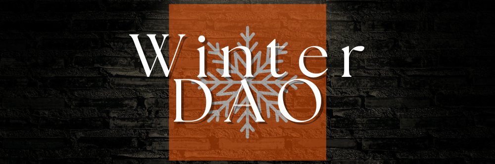 Winter DAO 🔺 banner