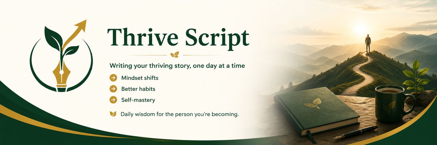 Thrive Script banner
