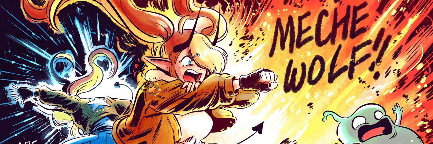 SUPER MECHE💀🤘🍟 Retro vtuber's banner