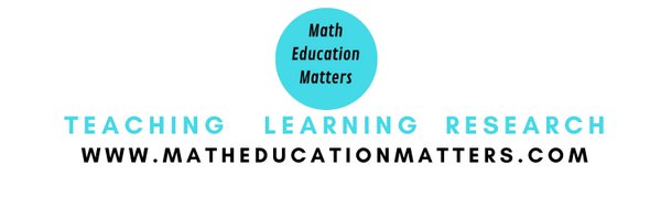 MathEduMatters Profile Banner