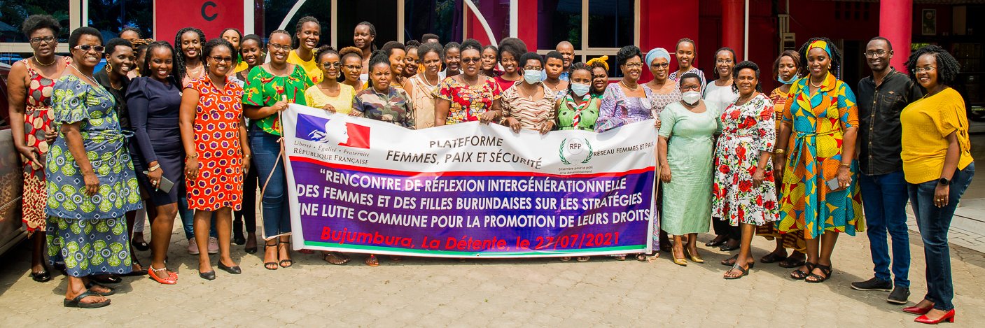 Réseau Femmes et Paix banner