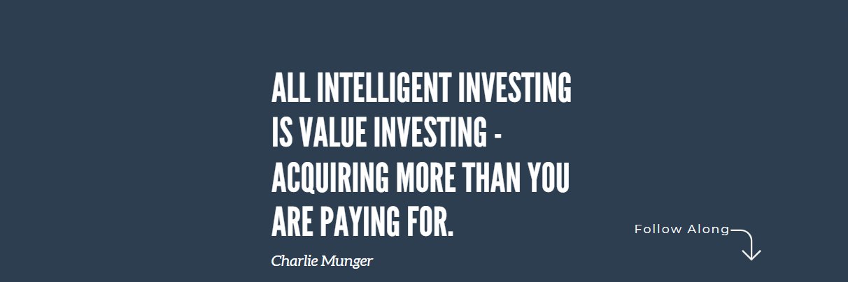 Capital For Value's banner