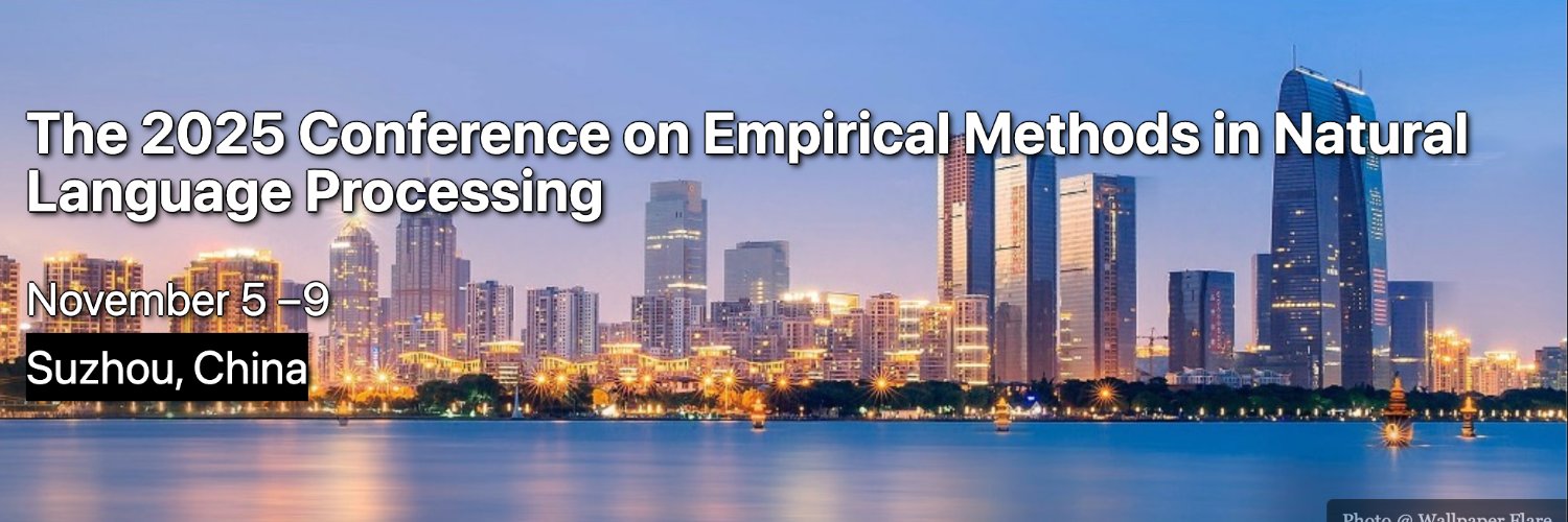EMNLP 2025's banner