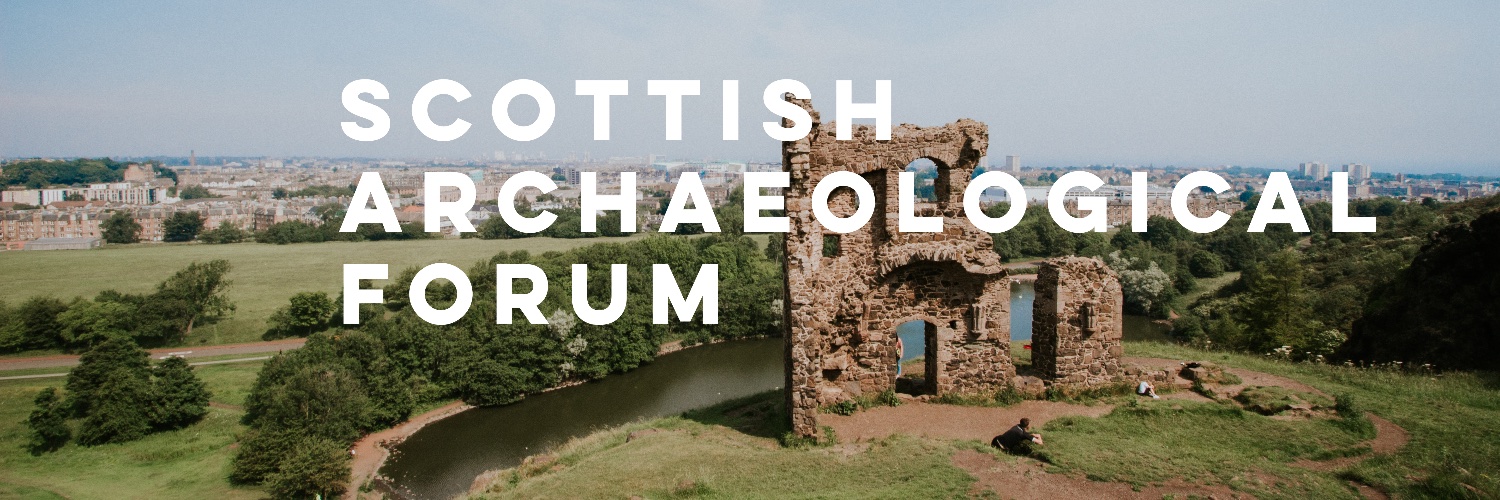 Scottish Archaeological Forum's banner