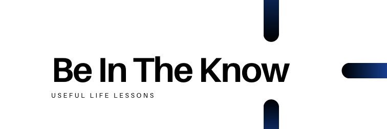 Be In The Know banner
