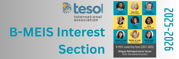 Bilingual-Multilingual Education Interest Section banner