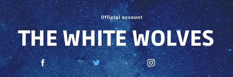 The White Wolves 🐺 banner