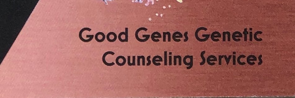 Good Genes Genetic Counseling Services banner