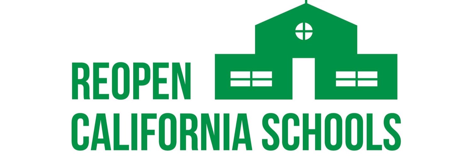 Reopen California Schools's banner