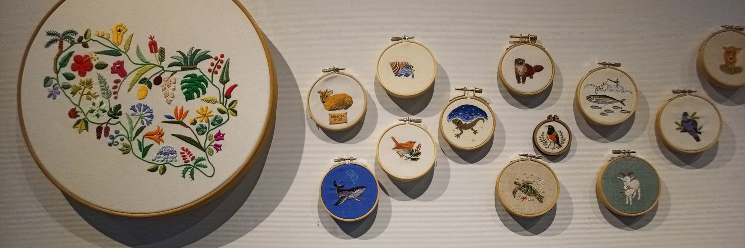 Mimoza SHOJI −embroidery artist− banner
