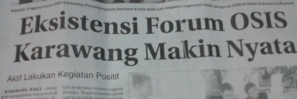 Forum Osis Karawang banner