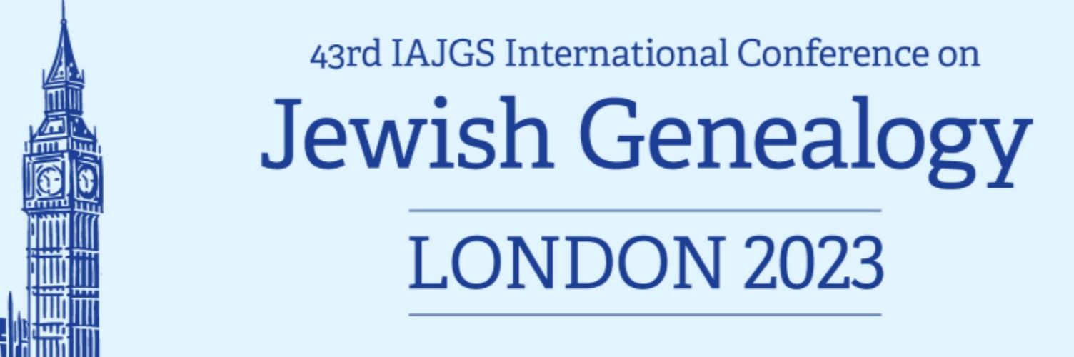 Jewish Genealogical Society of Great Britain banner
