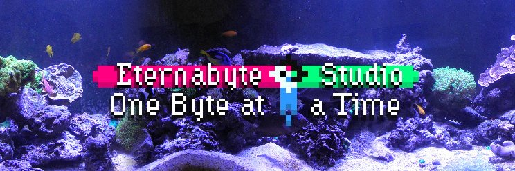 Eternabyte (now inactive, meet us @ Bluesky!) banner