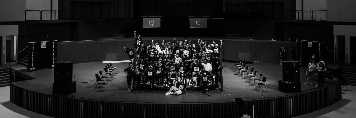 Black Wrestlers Matter's banner