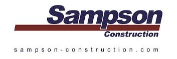 Sampson Construction Baseball banner