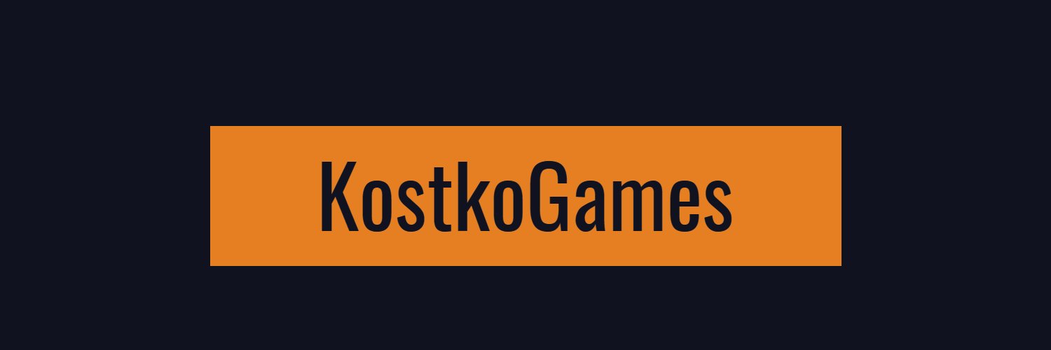 KostkoGames's profile banner image