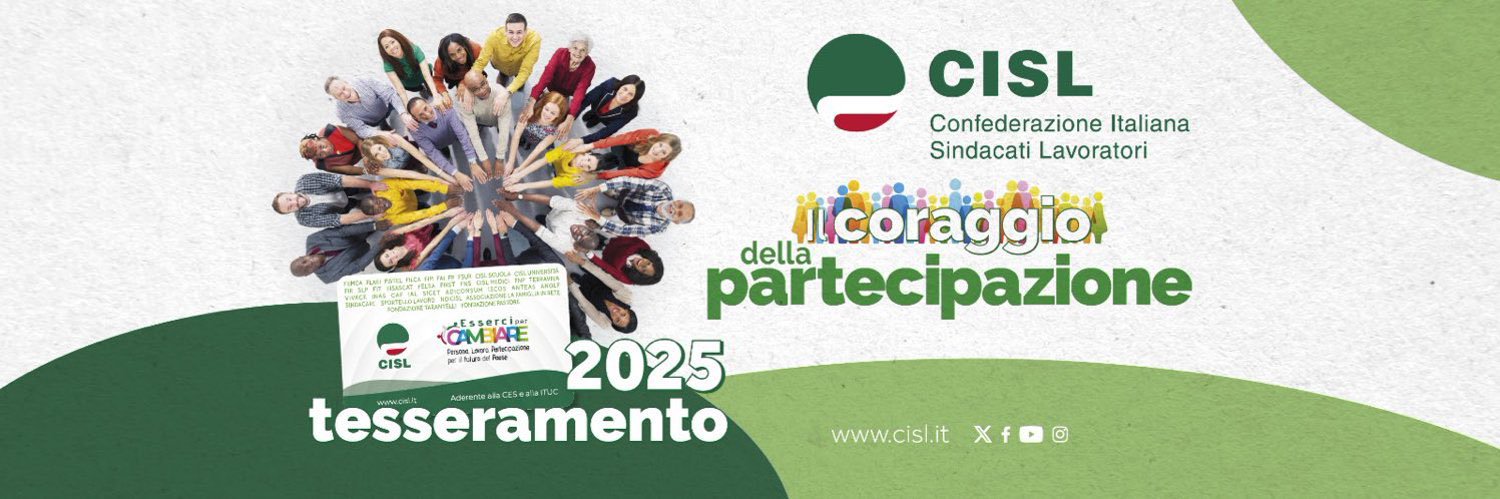 CISL Nazionale's banner