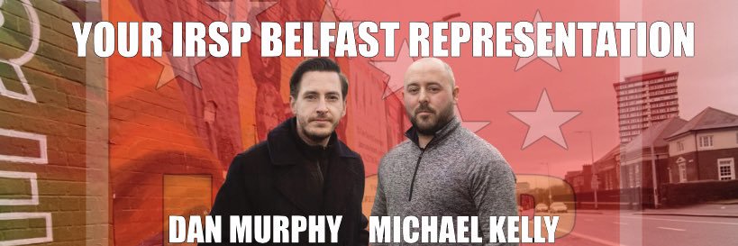 IRSP Belfast banner