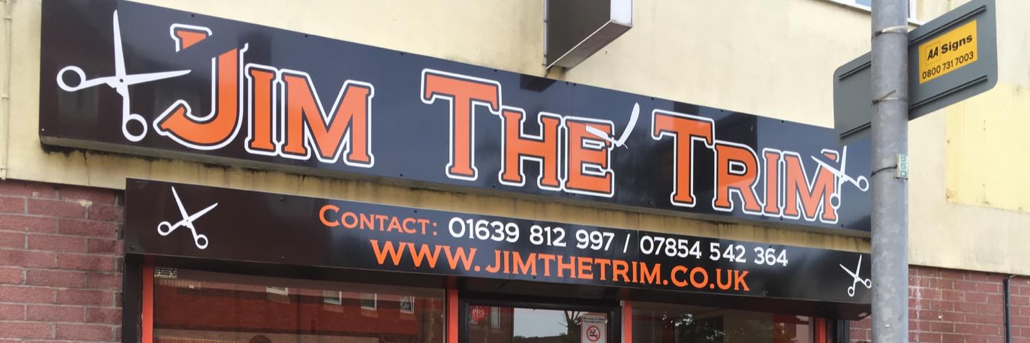 jim the trim barber banner