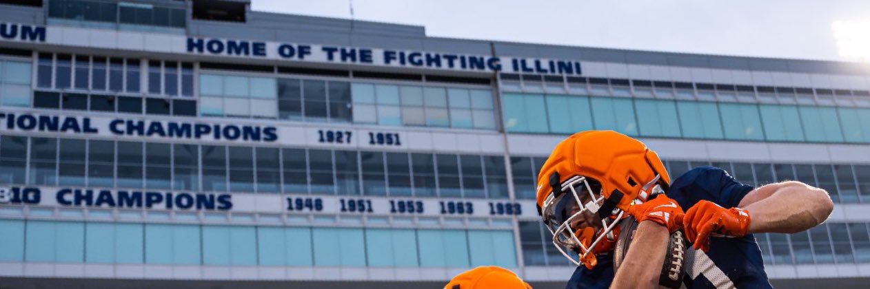 Sidelines - Illinois 🧡💙's banner