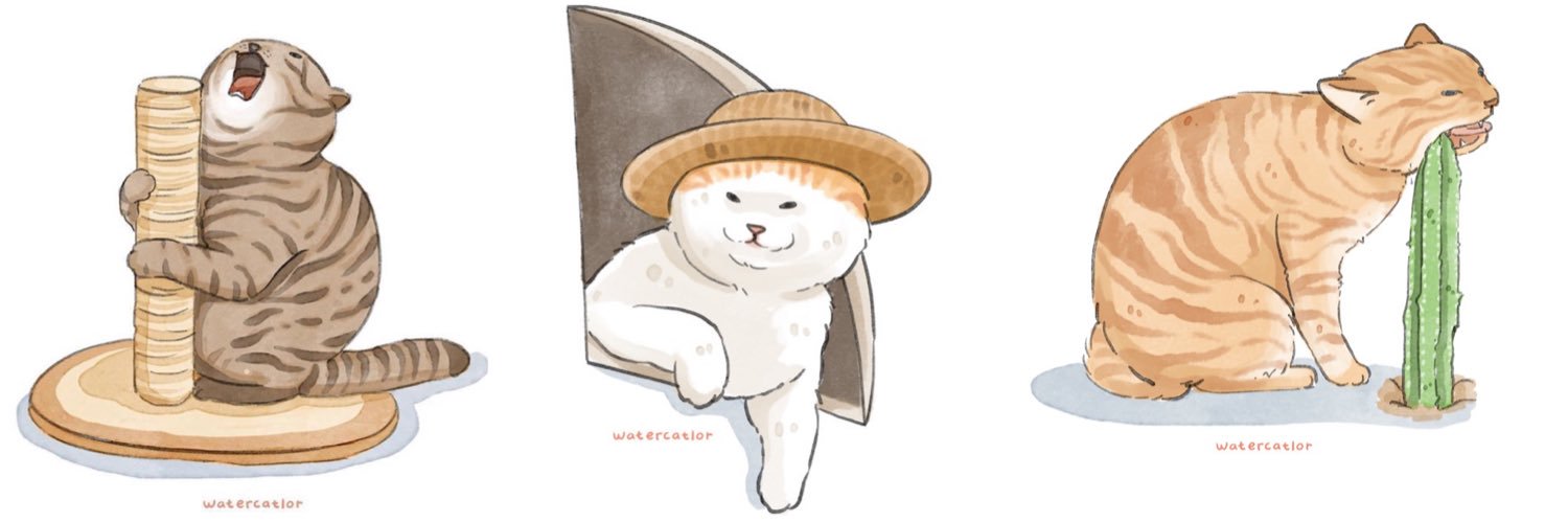 Watercatlor banner