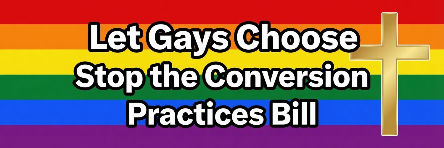 Let Gays Choose banner