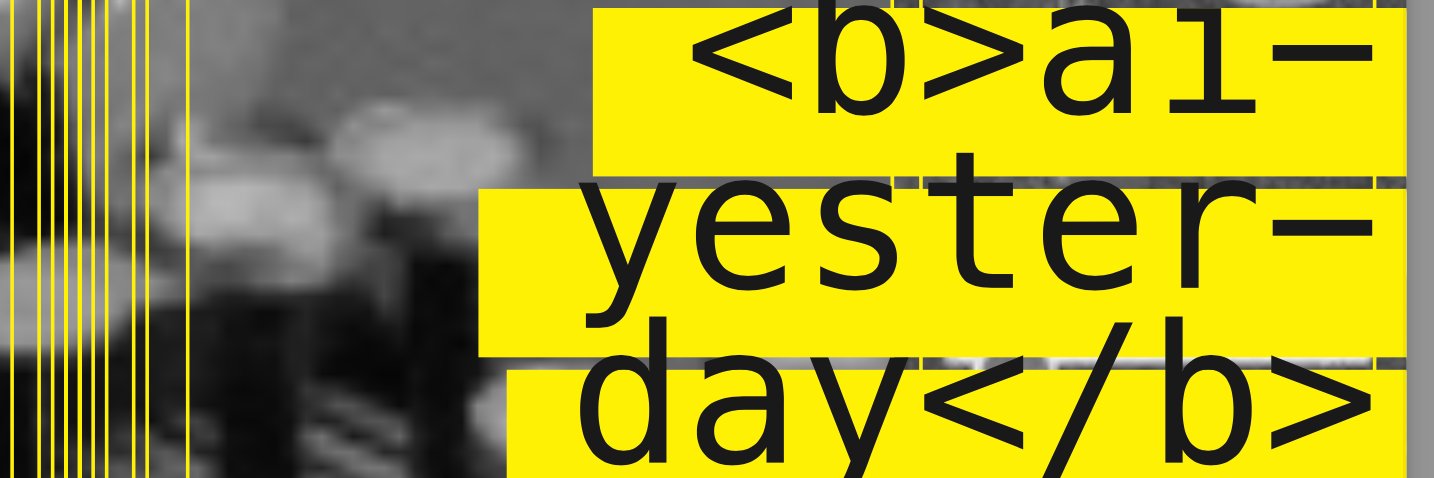 AI Yesterday banner