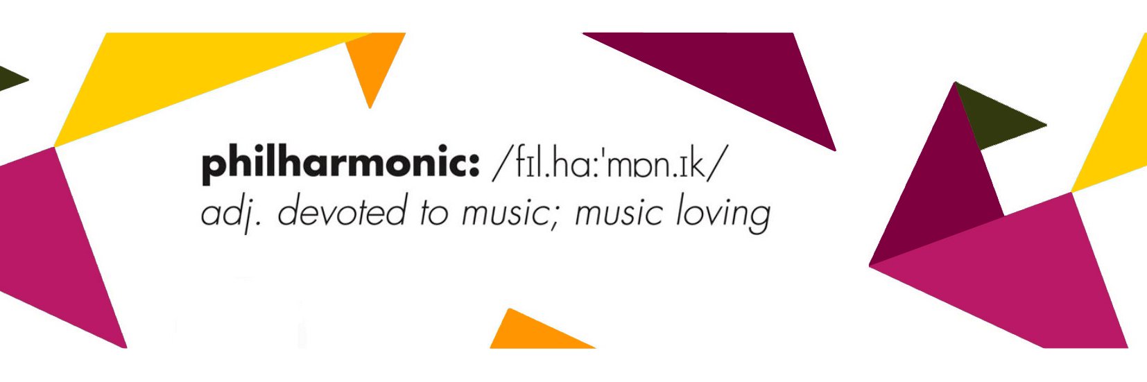 Royal Philharmonic Society's banner