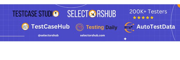 SelectorsHub Profile Banner