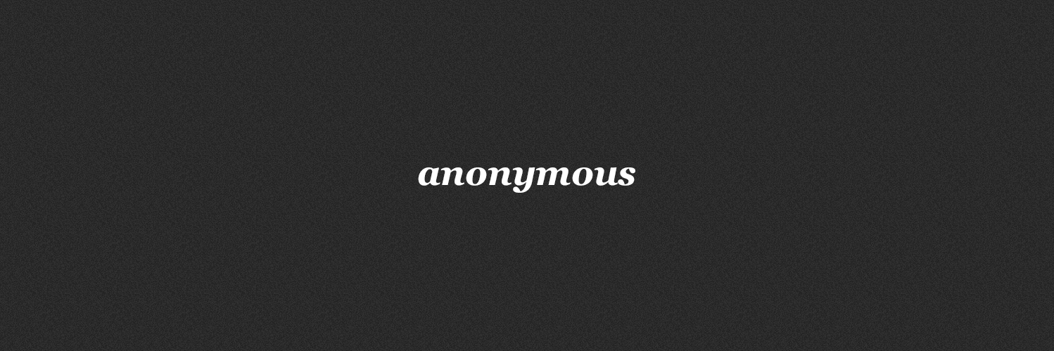 Anonymous banner