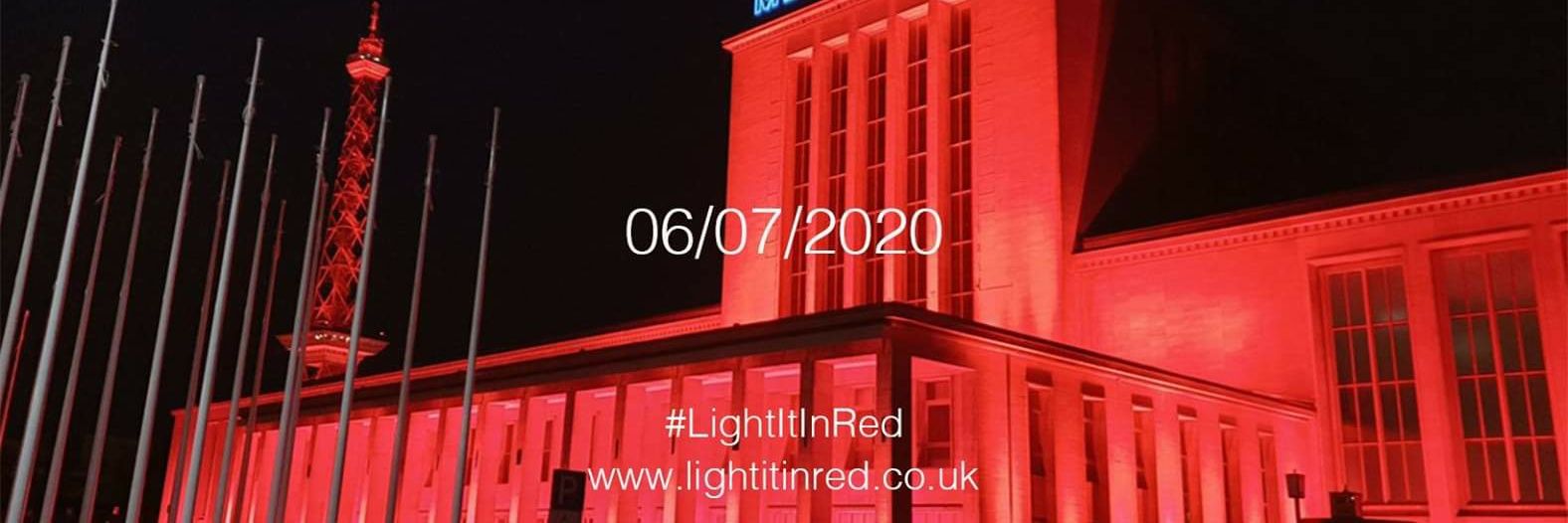 Light It In Red banner