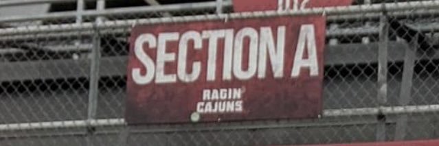 Section A Tailgate Club banner
