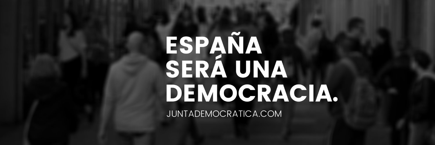 Junta Democrática de España banner