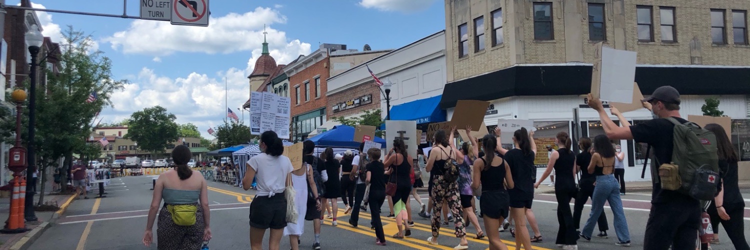 Ridgewood for Black Liberation banner