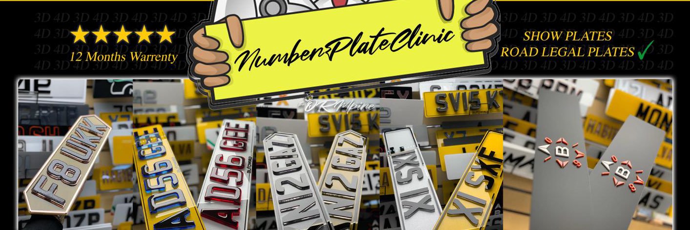NUMBER PLATE CLINIC banner