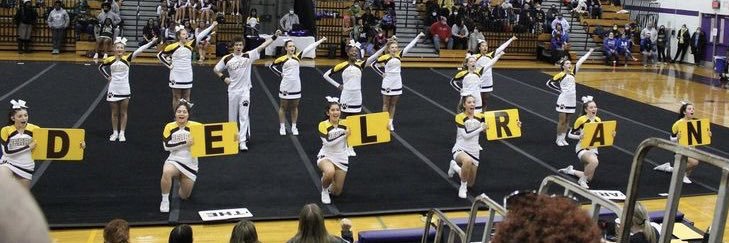 Delran High School Cheerleading banner