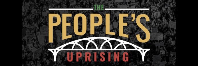 The People’s Uprising banner