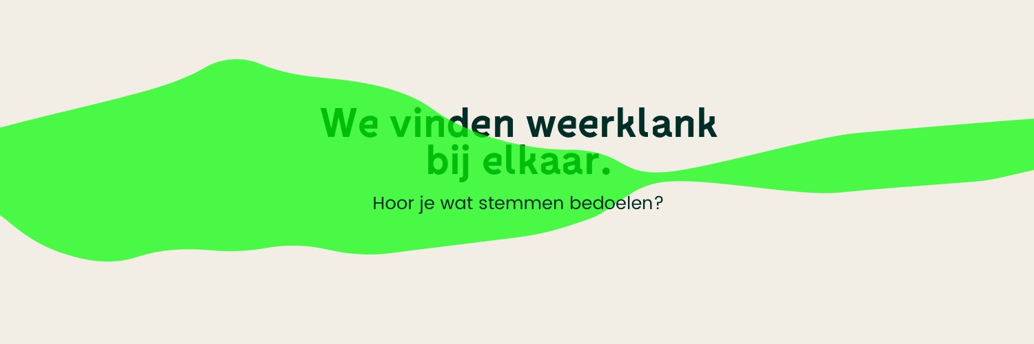 Stichting Weerklank banner