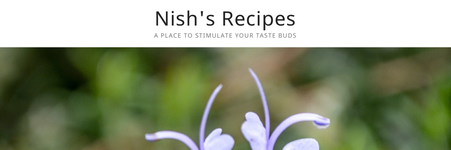 NishRecipes's profile banner image