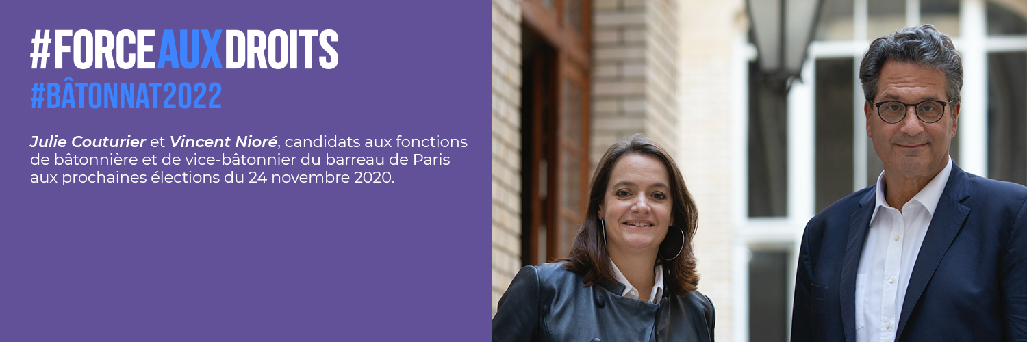 Force Aux Droits - Julie Couturier & Vincent Nioré Profile Banner