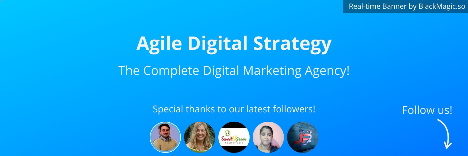 Agile Digital Strategy Ltd - Growing Businesses Profile Banner