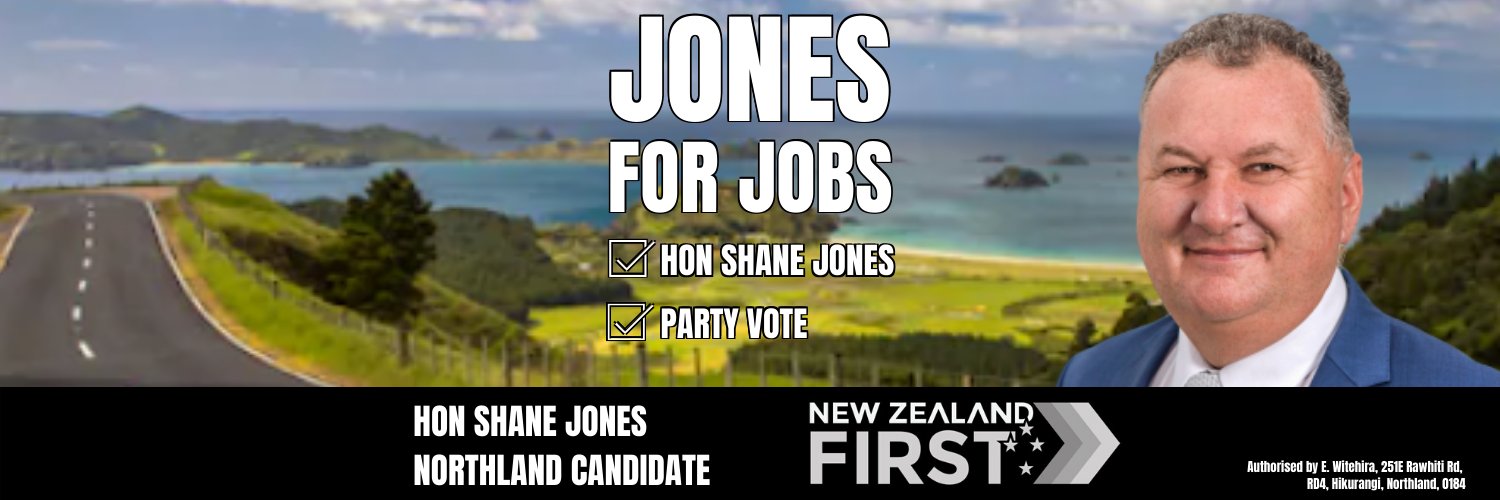 Shane Jones MP banner