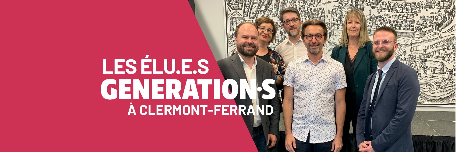 Élu·e·s Génération·s & apparentés Clermont-Ferrand banner