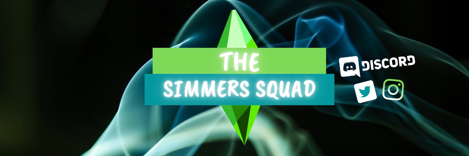 The Simmers Squad 💚💙 Profile Banner