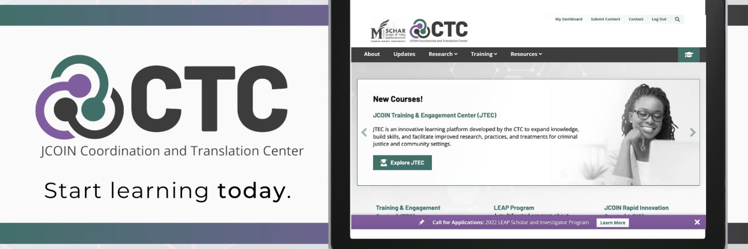 Justice Community Opioid Innovation Network's banner